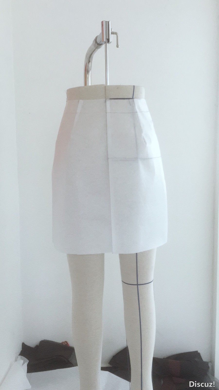 款式05-1 A字裙全款式分析带安全裤制版
