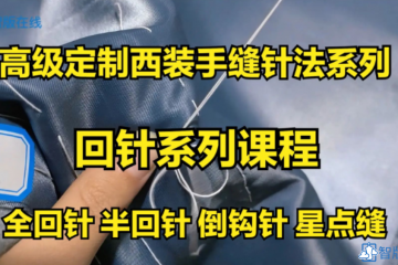 2.回针系列，全回针，半回针，倒钩针，星点缝