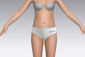 031-女士内裤-泳裤变化，低腰-高腰变化-clo